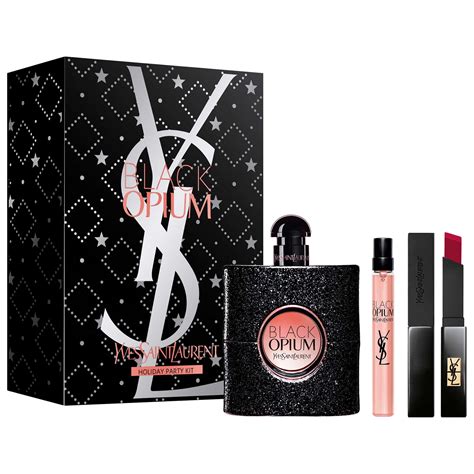 yves saint laurent black opium 50 ml|opium black gift set boots.